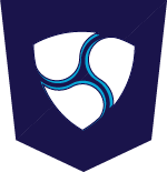 Risk icon in dark blue