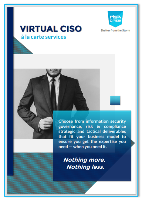 Virtual CISO Menu